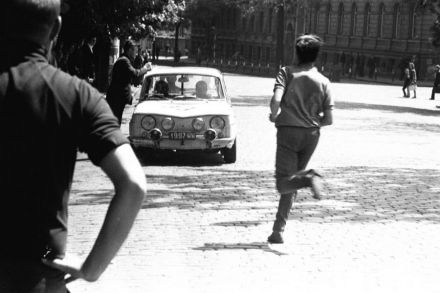 Marek Varisella i Jerzy Miniewski – Renault 8 Gordini.